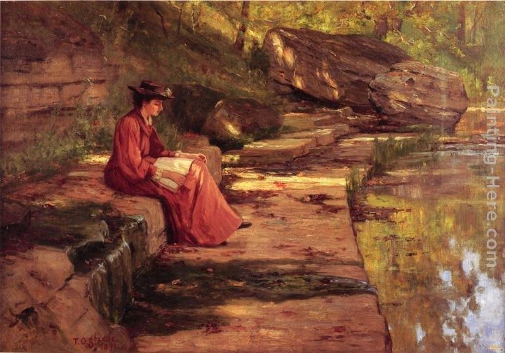 Theodore Clement Steele Daisy by the River